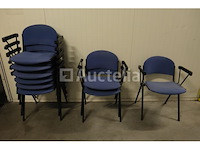 9 bureaustoelen met armleuningen - afbeelding 3 van  5