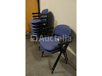 9 bureaustoelen met armleuningen - afbeelding 4 van  5