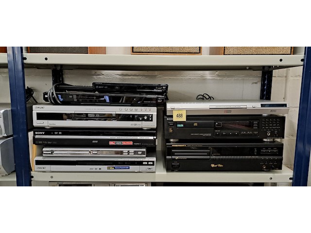 9 cd of dvd spelers o,a, marantz, sony, philips - afbeelding 1 van  1