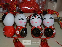9 chinese gelukspoppetjes - afbeelding 2 van  2