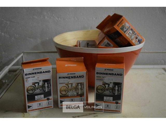 9 div maten binnenband fiets - afbeelding 1 van  3