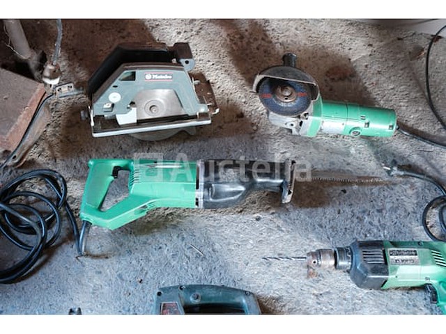 9 diverse elektrogereedschappen - afbeelding 1 van  7