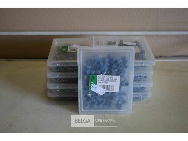 9 doosjes platte kabelklem 100x25177 cho7 - afbeelding 1 van  2