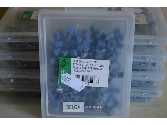 9 doosjes platte kabelklem 100x25177 cho7 - afbeelding 2 van  2