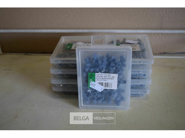 9 doosjes platte kabelklem 100x25177 cho7 - afbeelding 1 van  2