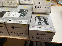 9 dozen dakplaat schroeven en houtschroeven - afbeelding 3 van  6