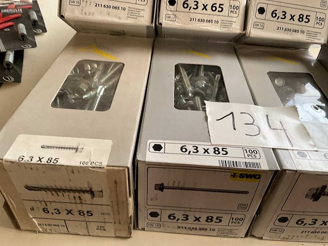 9 dozen dakplaat schroeven - afbeelding 5 van  7