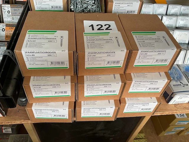 9 dozen hout schroeven - afbeelding 1 van  4
