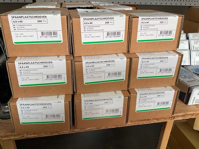 9 dozen hout schroeven - afbeelding 3 van  4