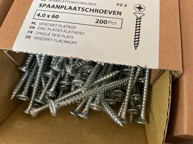 9 dozen hout schroeven - afbeelding 2 van  3