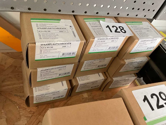 9 dozen hout schroeven - afbeelding 1 van  4