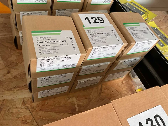 9 dozen hout schroeven - afbeelding 1 van  4
