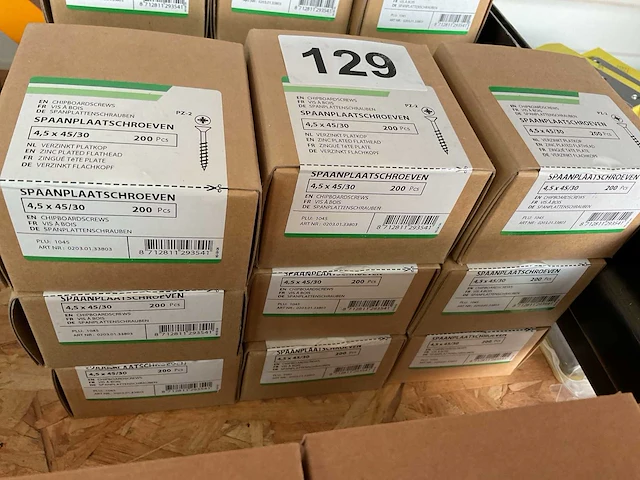 9 dozen hout schroeven - afbeelding 2 van  4