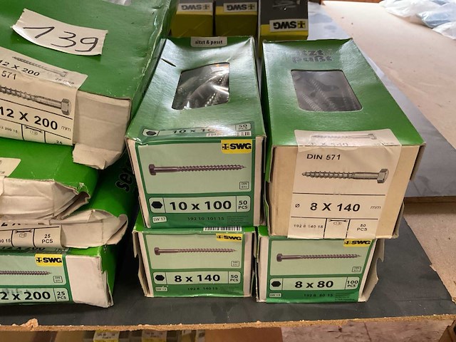 9 dozen houtbouten - afbeelding 2 van  7