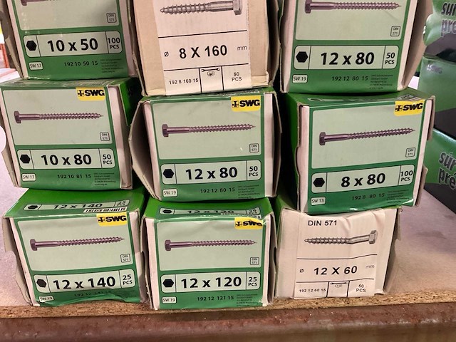 9 dozen houtbouten - afbeelding 3 van  5