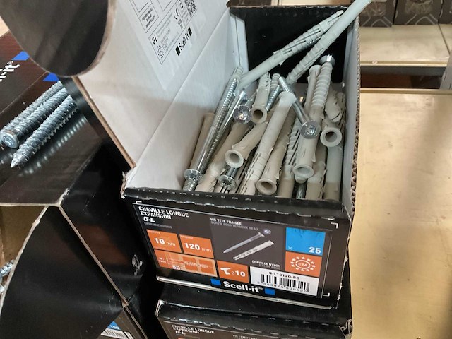 9 dozen houtschroeven en slag pluggen - afbeelding 2 van  8