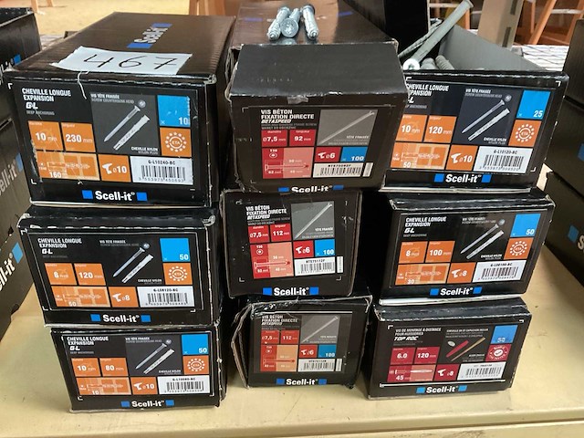 9 dozen houtschroeven en slag pluggen - afbeelding 5 van  8