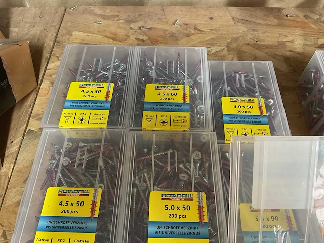 9 dozen houtschroeven - afbeelding 5 van  9