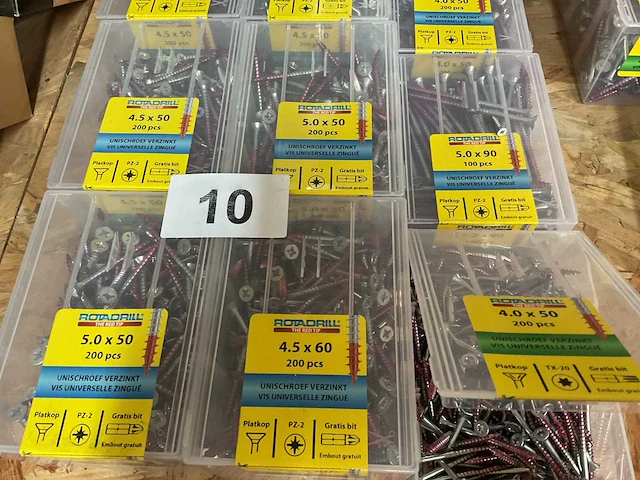 9 dozen houtschroeven - afbeelding 6 van  9