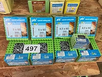 9 dozen houtschroeven