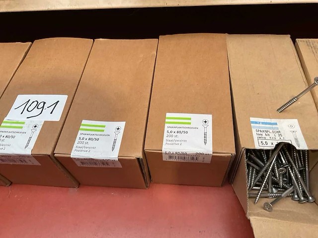 9 dozen houtschroeven - afbeelding 4 van  6