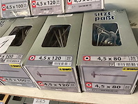 9 dozen inox dak schroeven - afbeelding 4 van  6