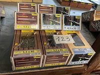 9 dozen inox hardhout schroeven met bits - afbeelding 2 van  7