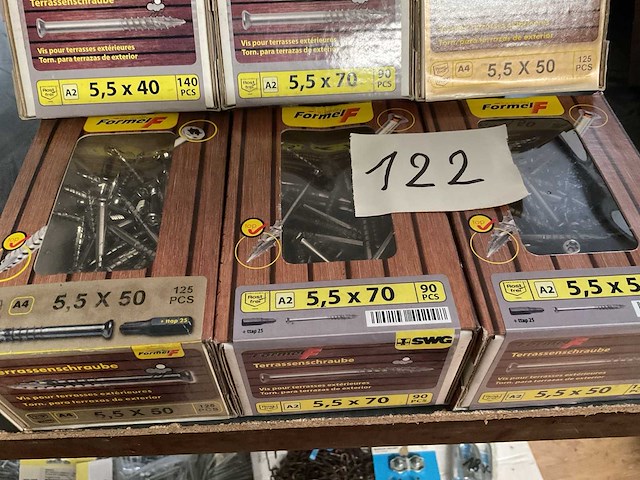 9 dozen inox hardhout schroeven - afbeelding 2 van  8