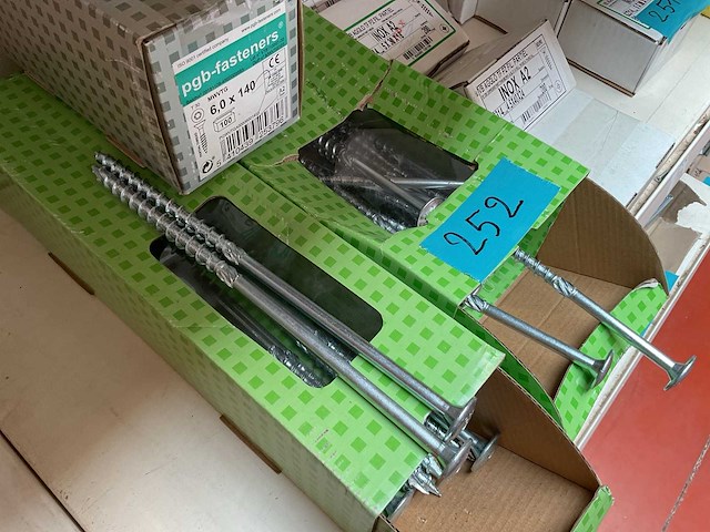 9 dozen inox schroeven, lange houtschroeven - afbeelding 5 van  10