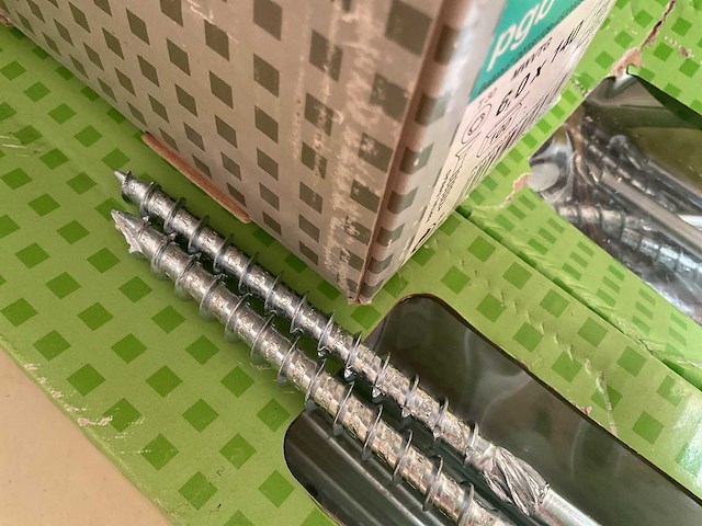 9 dozen inox schroeven, lange houtschroeven - afbeelding 7 van  10