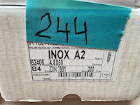 9 dozen inox schroeven - afbeelding 3 van  6