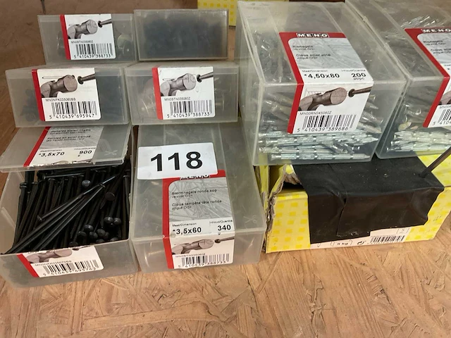 9 dozen staal nagels - afbeelding 2 van  6