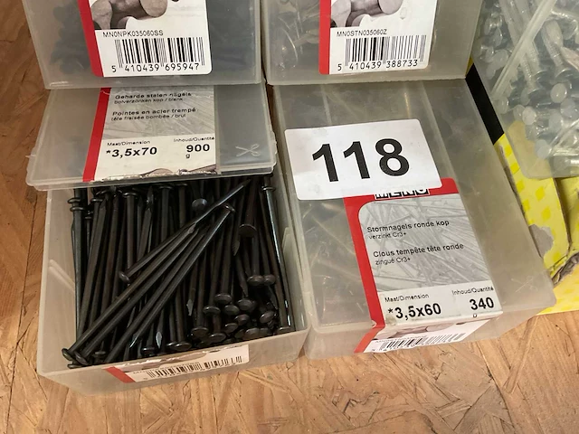 9 dozen staal nagels - afbeelding 6 van  6