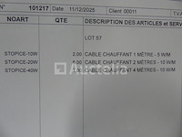 9 dozen verwarmingskabel - afbeelding 5 van  7