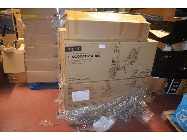 9 e-scooters xqisit x-100 defect en niet compleet (b437) - afbeelding 4 van  11