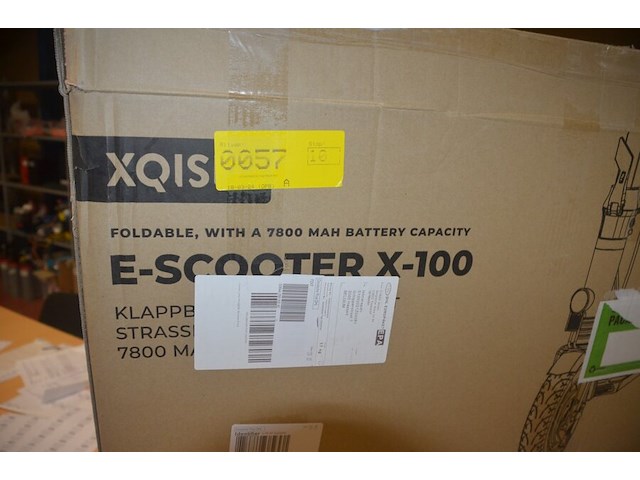 9 e-scooters xqisit x-100 defect en niet compleet (b437) - afbeelding 5 van  11