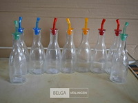 9 flesjes met inschenktuit - afbeelding 1 van  1