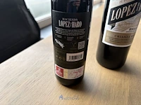 9 flessen rode wijn lopez de haro - afbeelding 3 van  5