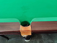 9 ft snookertafel met 3-delige leisteen – incl. ballen en 2 keus - afbeelding 3 van  24