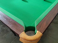 9 ft snookertafel met 3-delige leisteen – incl. ballen en 2 keus - afbeelding 2 van  24