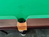 9 ft snookertafel met 3-delige leisteen – incl. ballen en 2 keus - afbeelding 3 van  24