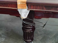 9 ft snookertafel met 3-delige leisteen – incl. ballen en 2 keus - afbeelding 23 van  24