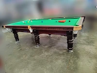 9 ft snookertafel met 3-delige leisteen – incl. ballen en 2 keus - afbeelding 14 van  24