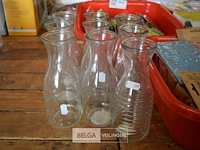 9 glazen karaf - afbeelding 1 van  2