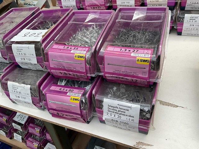 9 grijp dozen met nagels - afbeelding 5 van  6