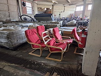 9 houten leesstoelen - afbeelding 6 van  6