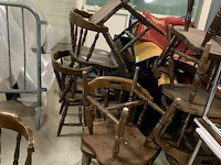 9 houten stoelen - afbeelding 2 van  3