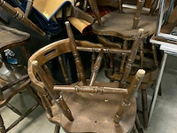 9 houten stoelen - afbeelding 3 van  3