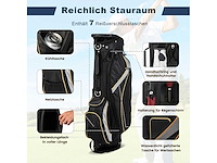 9 inch golftas pencil golf bag professionele reistas - afbeelding 5 van  6