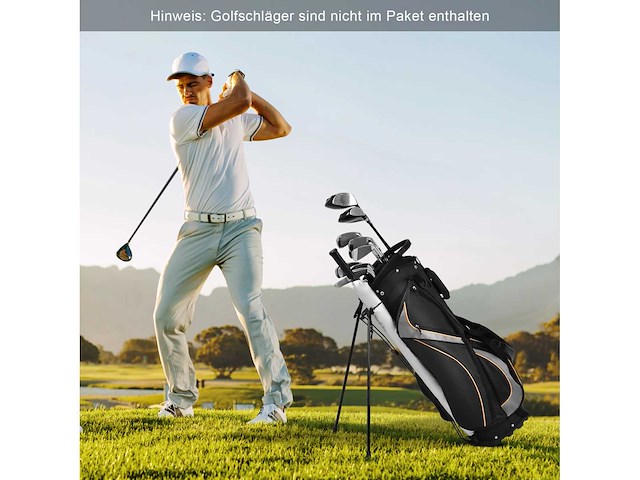 9 inch golftas pencil golf bag professionele reistas - afbeelding 4 van  4